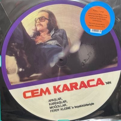 Cem Karaca'nın Apaşlar Kardaşlar Moğollar Ferdy Kleine'a Teşekkürleriyle Pharaway Baskı Picture Disk LP Plak