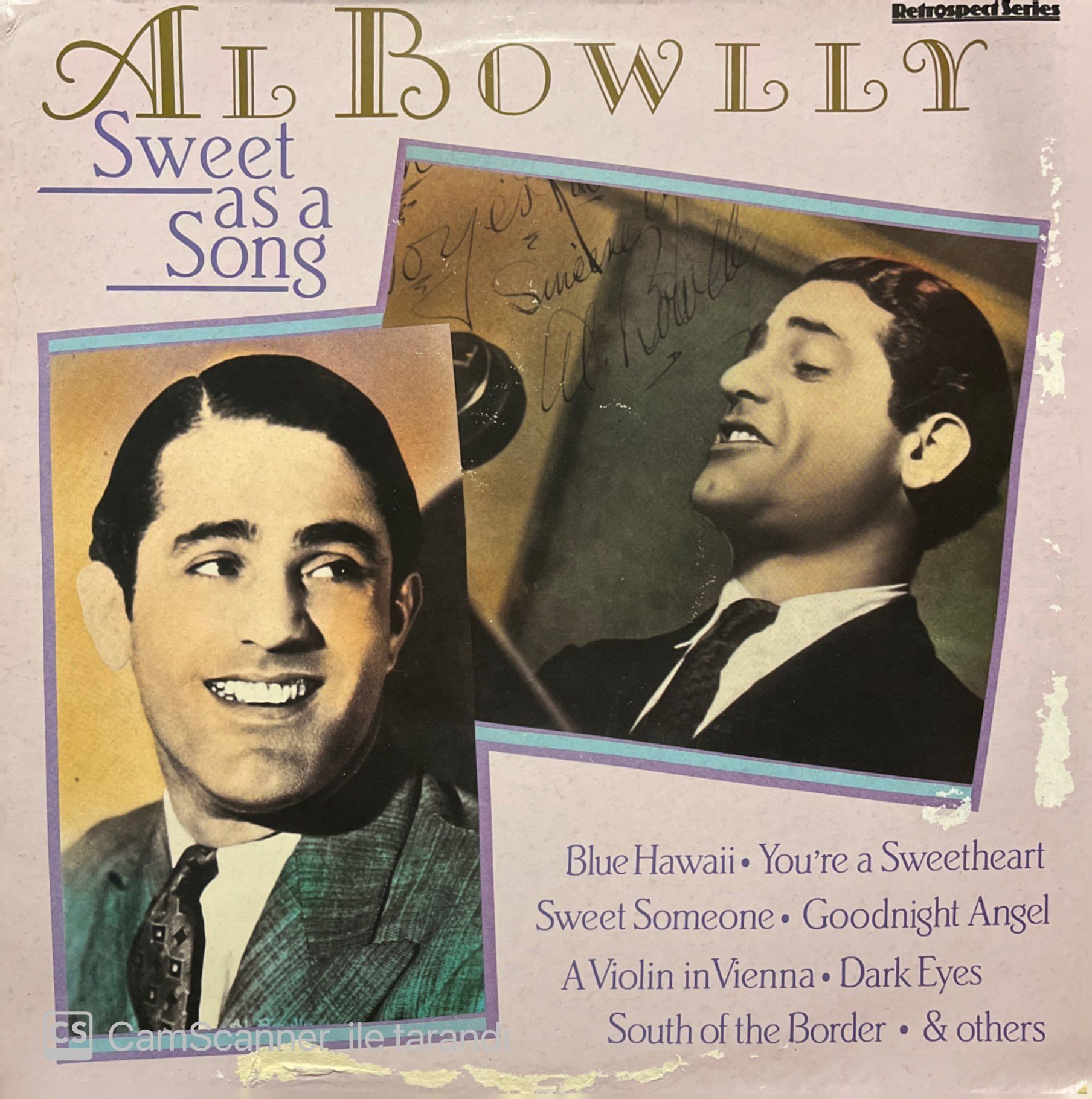 Al Bowlly Sweet As A Song LP Plak