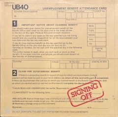 UB40 Signing Off LP Plak