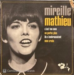 Mireille Mathieu C'est Ton Nom EP 45lik Plak