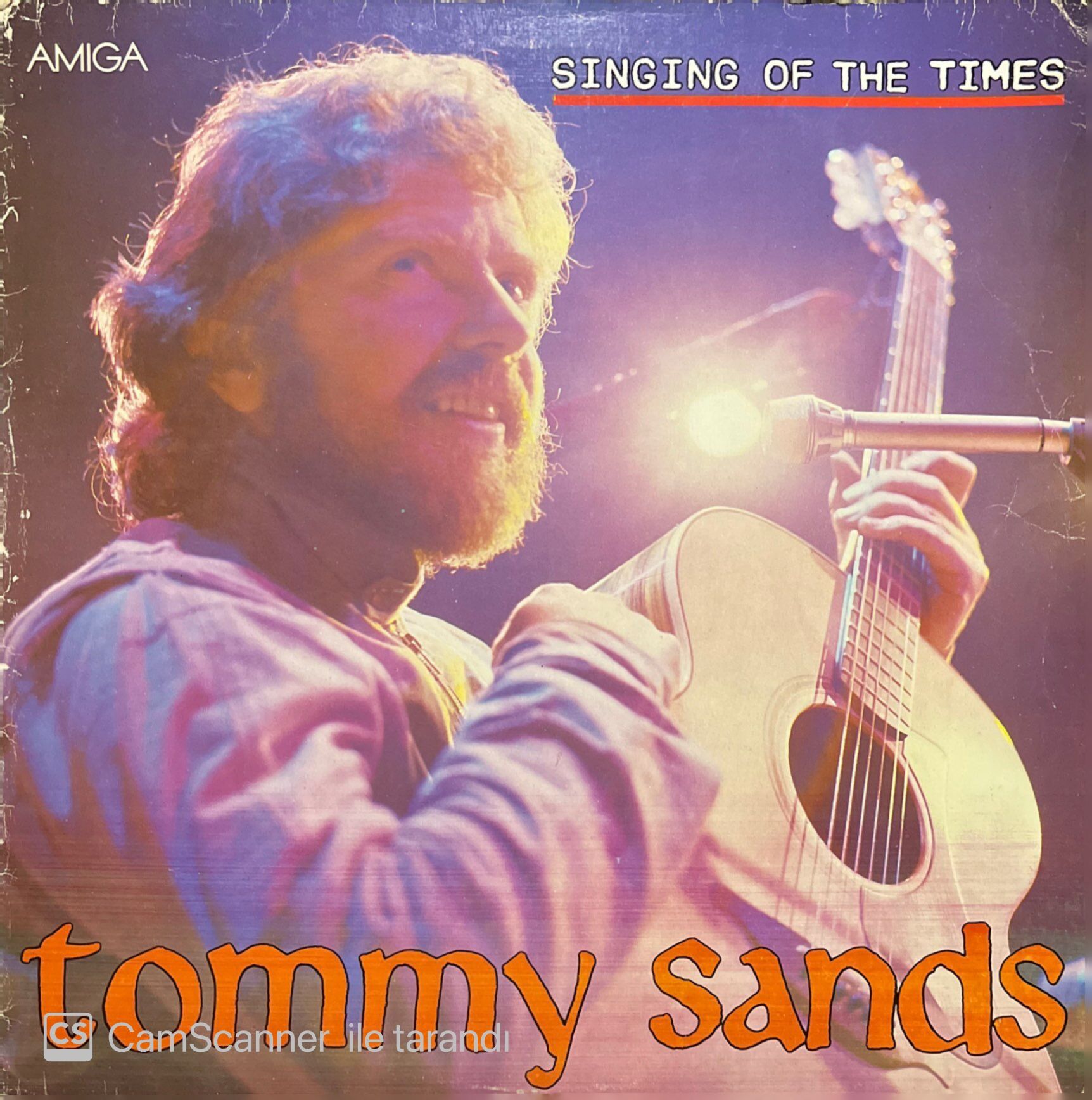 Tommy Sands Singing Of The Times LP Plak