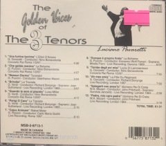 The Golden Voices Of The 3 Tenors Luciano Pavarotti CD