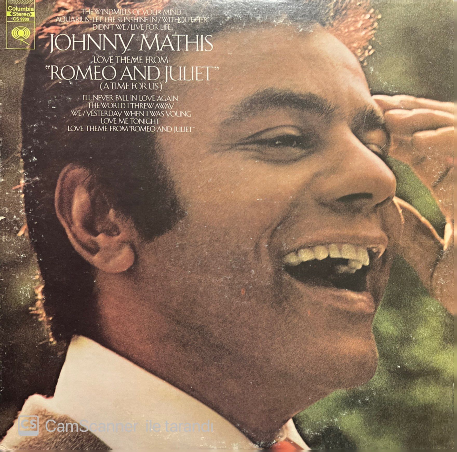 Johnny Mathis Love Theme From ''Romeo And Juliet LP Plak