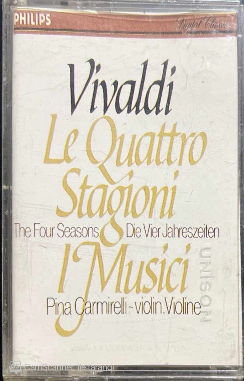 Vivaldi LE Quattro Stagioni I Musici Classic Kaset