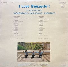 I Love Bouzouki Theodorakis Hadjidakis Xarhakos LP Plak