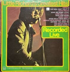 Little Richard’s Greatest Hits Recorded Live LP Plak