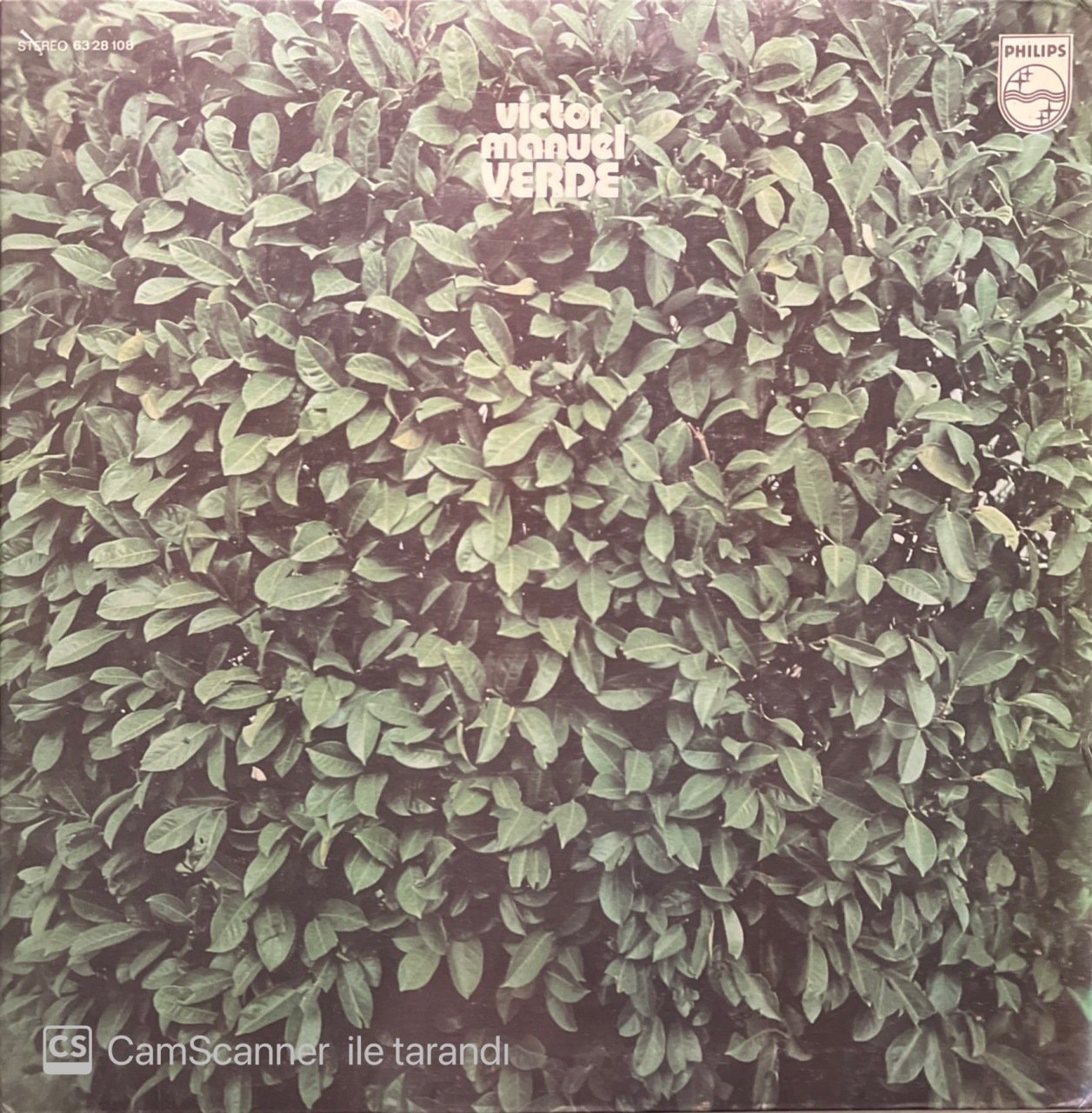 Victor Manuel Verde LP Plak