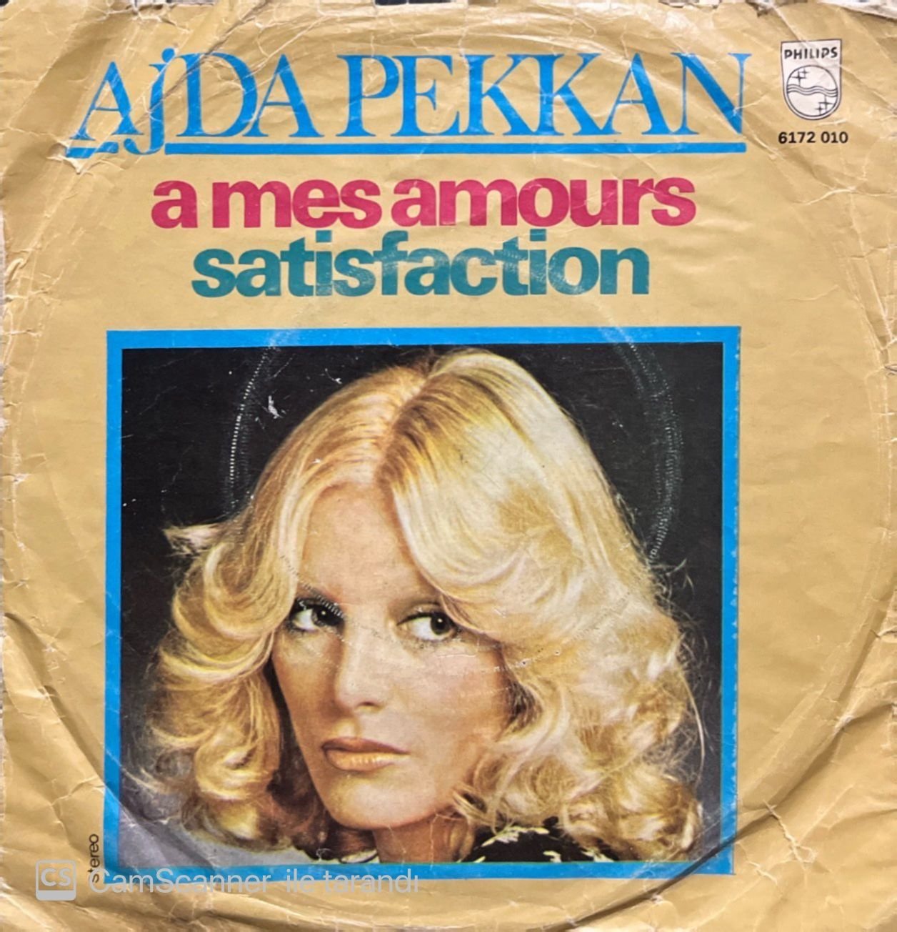 Ajda Pekkan A Mes Amours 45lik Plak