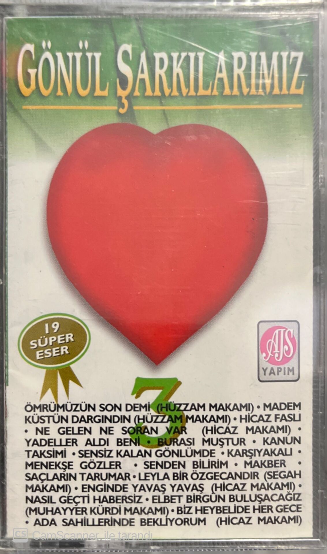 Gönül Şarkılarımız 3 Açılmamış Jelatininde Kaset