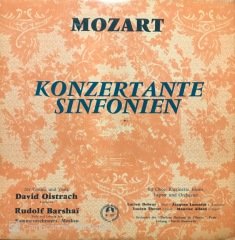 Mozart Konzertante Sinfonien LP Klasik Plak