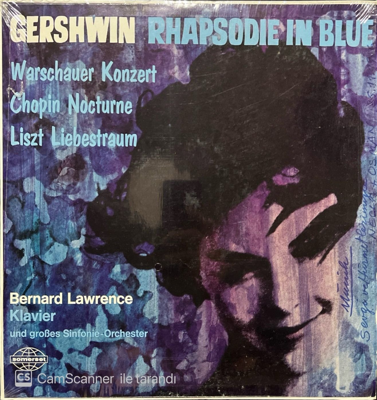 Gershwin Rhapsodie In Blue LP Plak