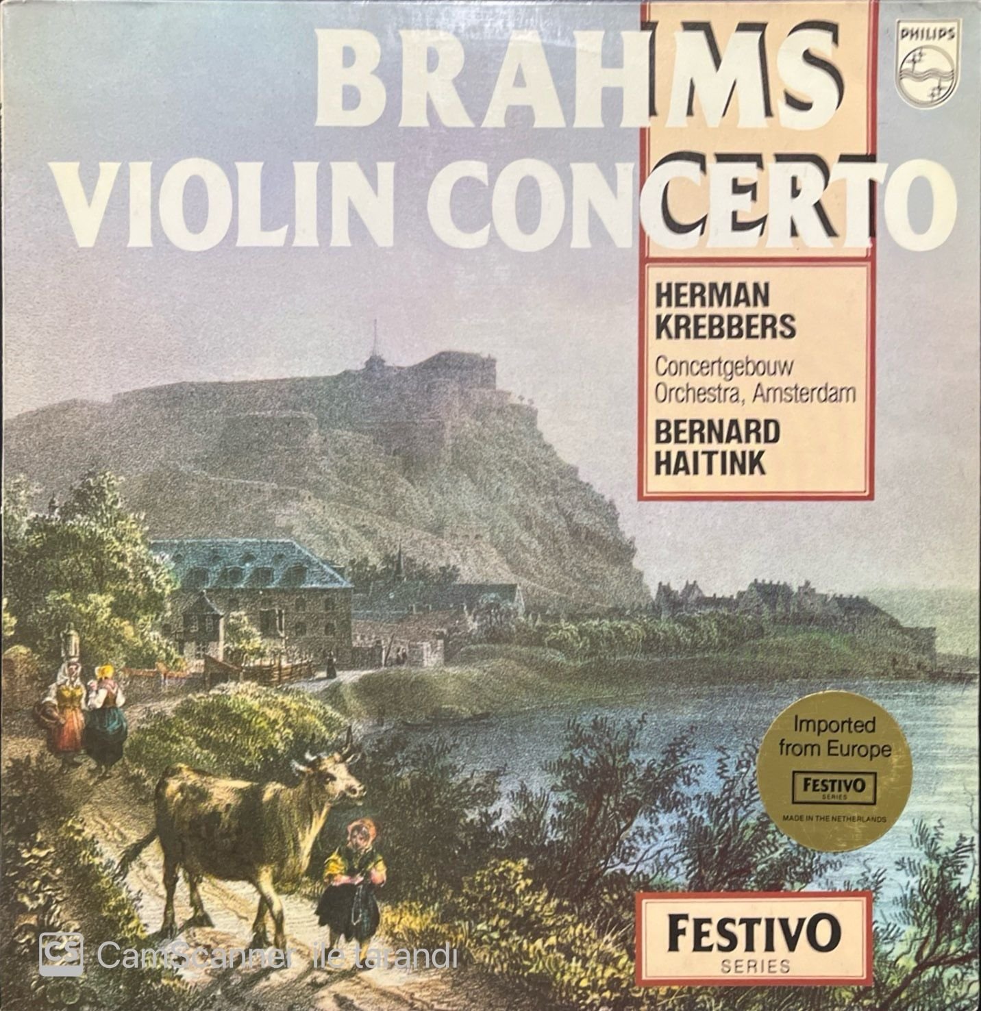 Brahms Violin Concerto LP Plak