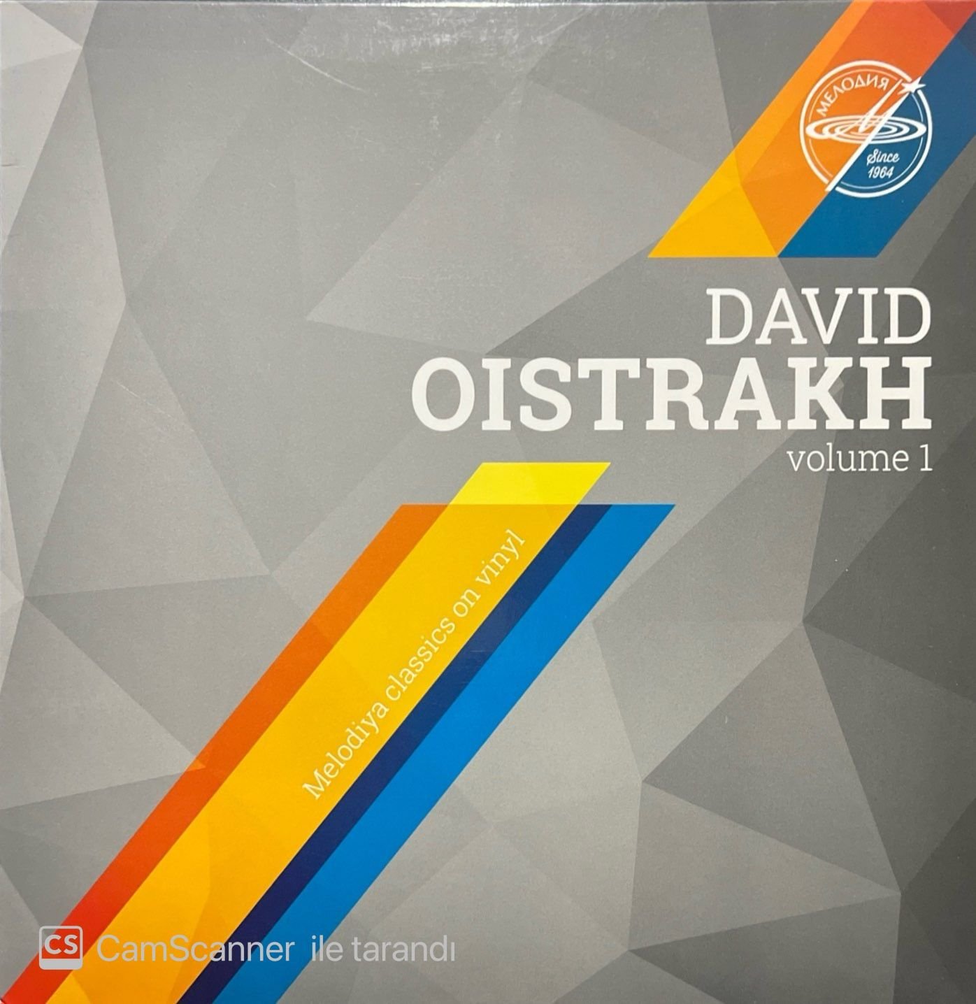 David Oistrakh Volume 1 LP Plak