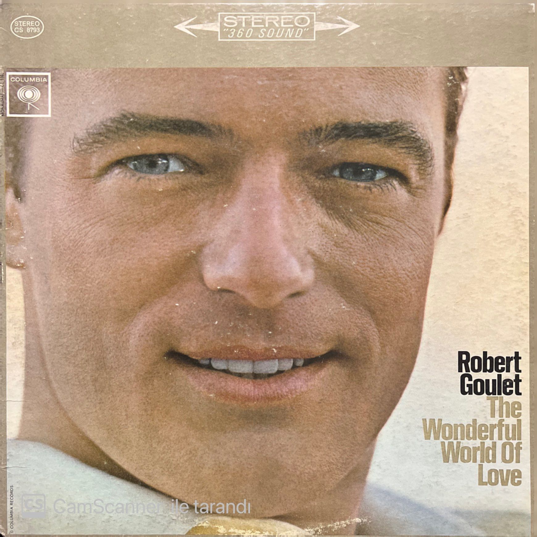 Robert Goulet The Wonderful World Of Love LP Plak