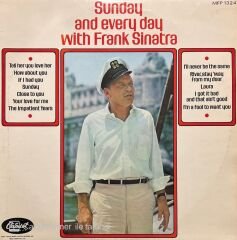 Sunday And Every Day With Frank Sinatra LP Plak