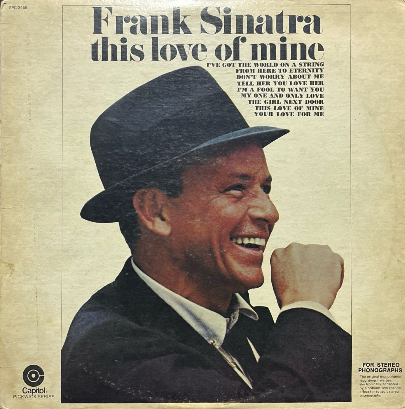 Frank Sinatra This Love Of Mine LP Plak