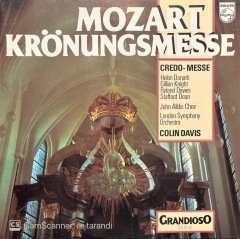 Mozart Krönungsmesse Colin Davis LP Klasik Plak