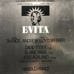 Evita Excerpts From The London Production LP Plak