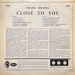 Frank Sinatra Close To You LP Plak