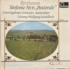Beethoven Sinfonie Nr.6 Pastorale LP Klasik Plak