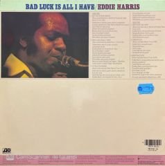 Eddie Harris Bad Luck Is All I Have LP Plak