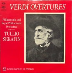 Verdi Overtures Tullio Serafin LP Klasik Plak