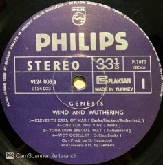 Genesis Wind & Wuthering LP Plak