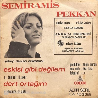 Semiramis Pekkan Dert Ortağım 45lik plak