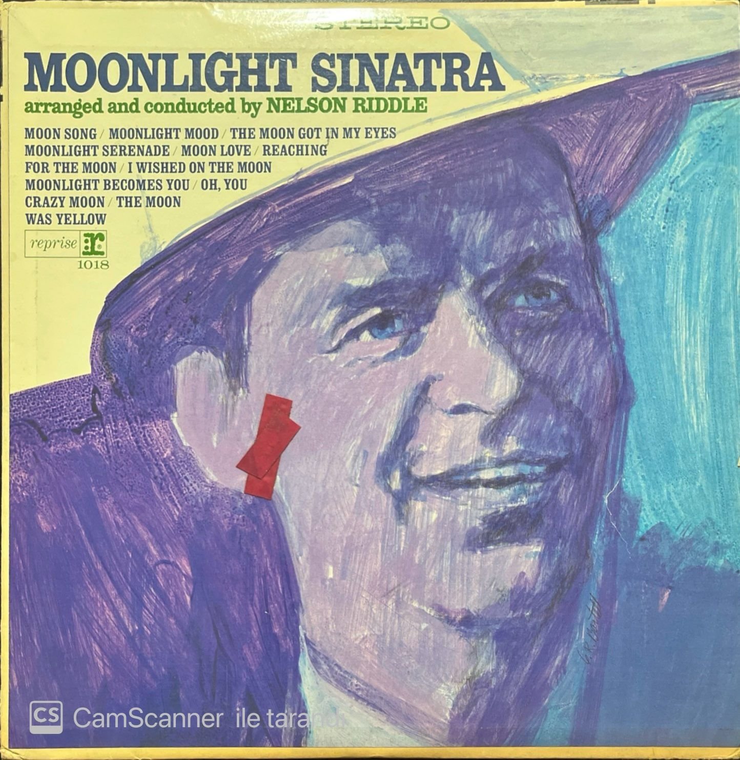 Frank Sinatra Moonlight Sinatra LP Plak