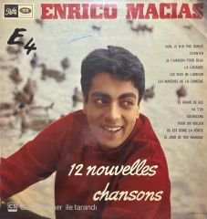Enrico Macias 12 Nouvelles Chansons LP Plak