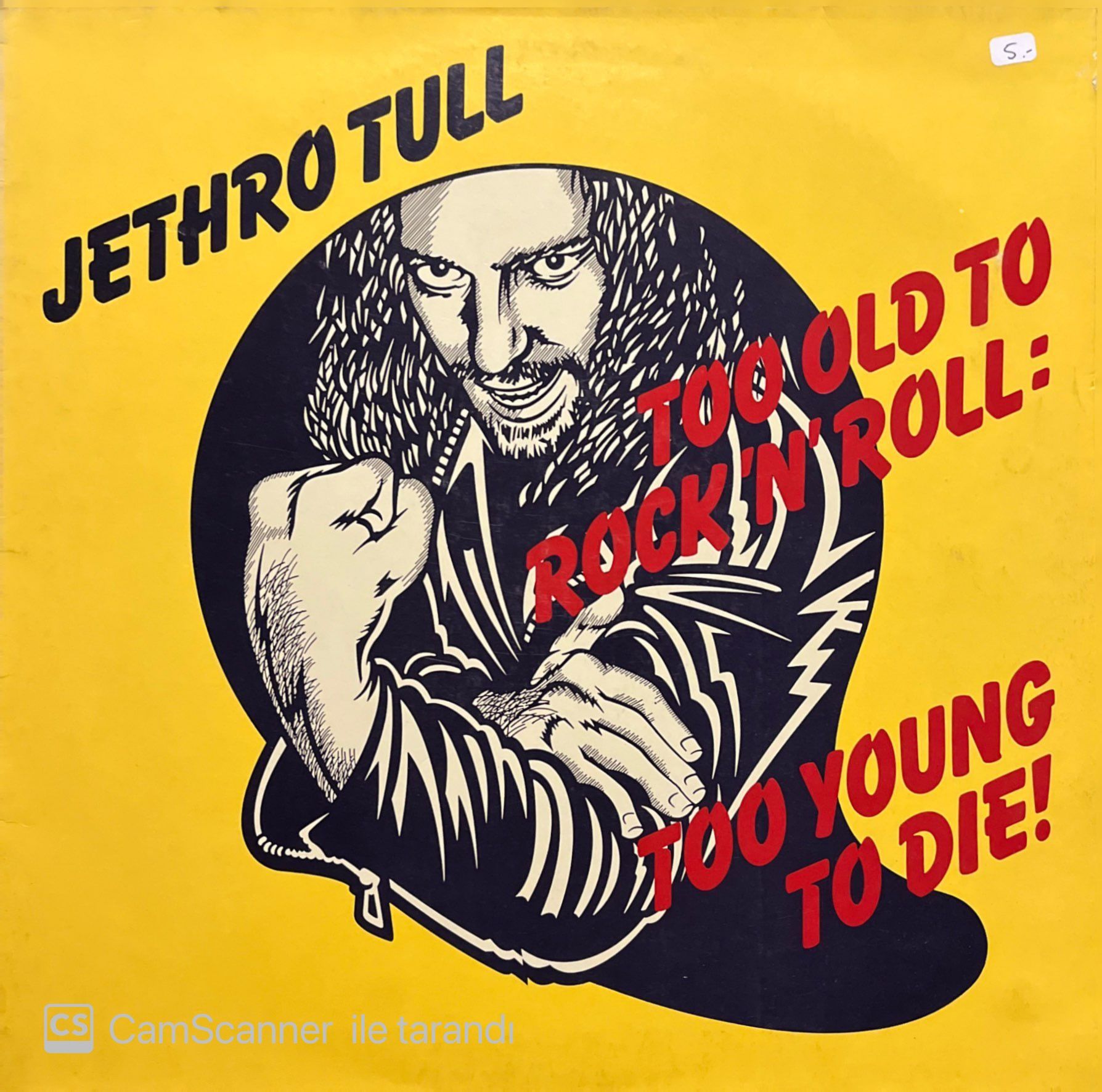 Jethro Tull Too Old To Rock N Roll LP Plak