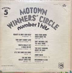 Motown Winners' Circle Number 1 Hits Volume 5 LP Plak
