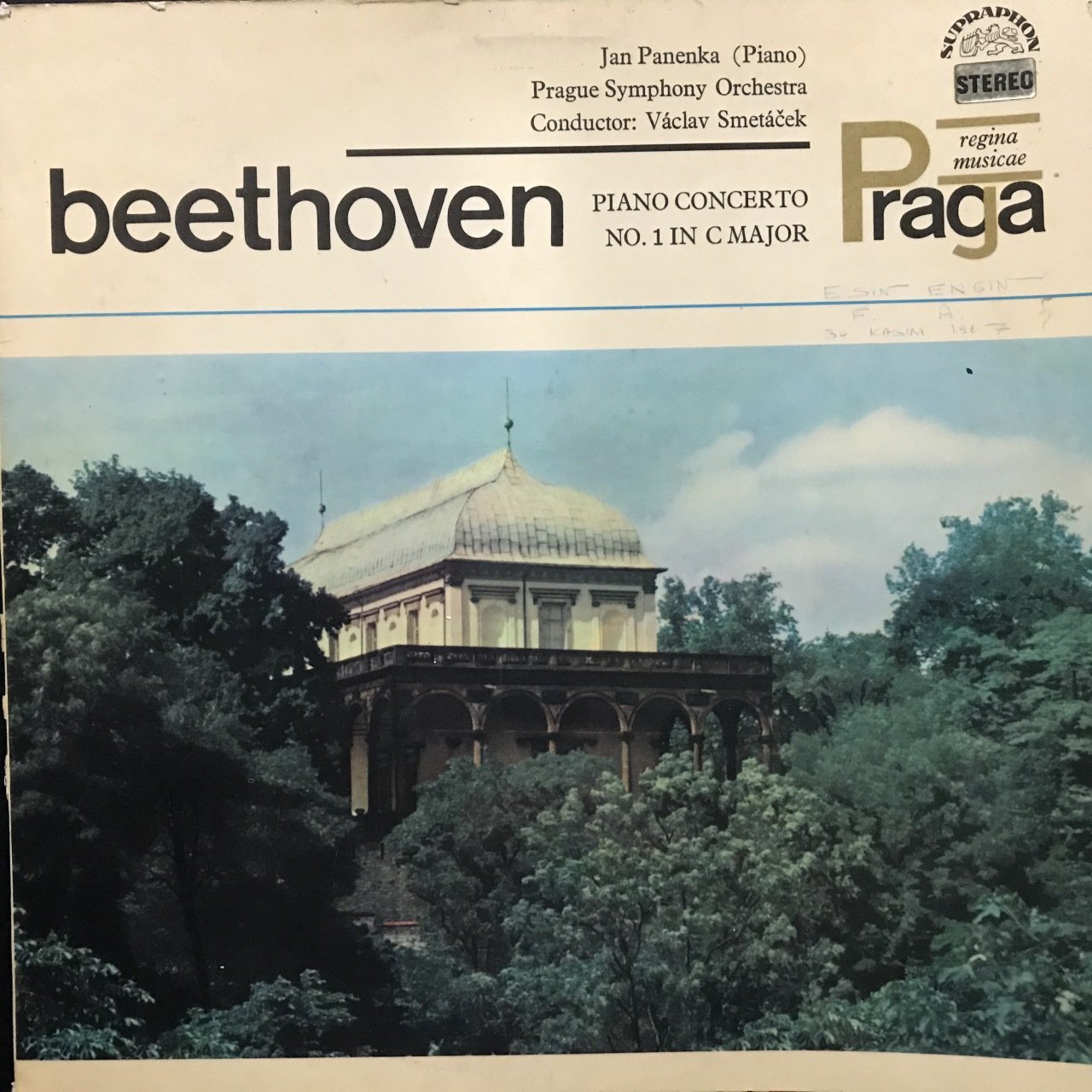 Beethoven Piano Concerto No.1 LP Klasik Plak