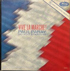 Paul Paray Detroit Symphony Vive La Marche LP Plak