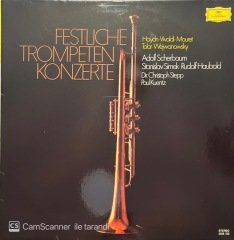 Festliche Trompeten Konzerte Haydn Vivaldi LP Klasik Plak