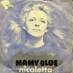 Nicoletta Mamy Blue 45lik Plak