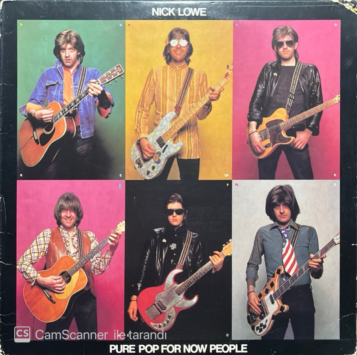Nick Lowe Pure Pop For Now People LP Plak