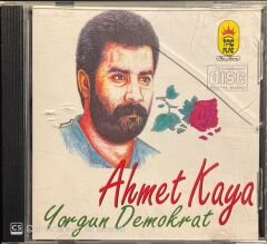 Ahmet Kaya Yorgun Demokrat Nadir Taç Plak Baskı CD