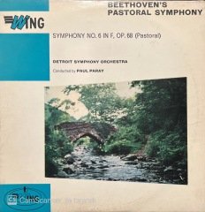 Beethoven's Pastoral Symphony LP Klasik Plak