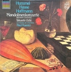 Hummel Hasse Hoffmann Mandolinenkonzerte LP Klasik Plak