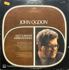 John Ogdon Liszt & Busoni Improvisations LP Plak