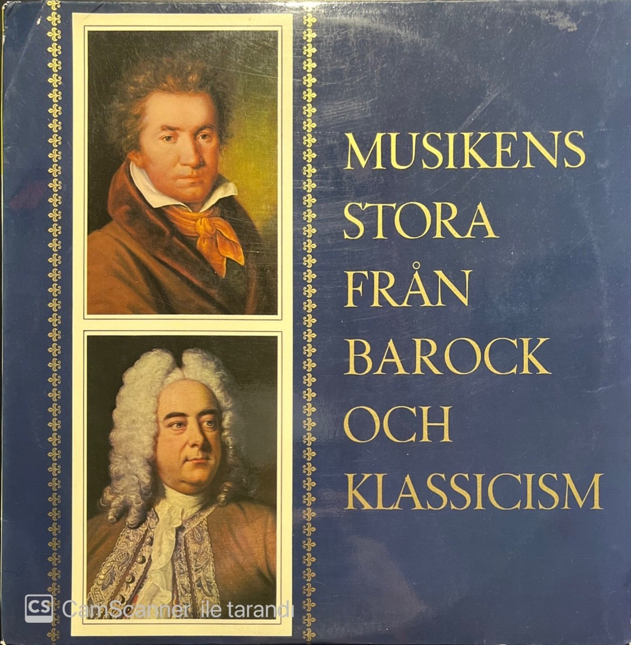 Musikens Stora Fran Barock Och Klassicism LP Klasik Plak