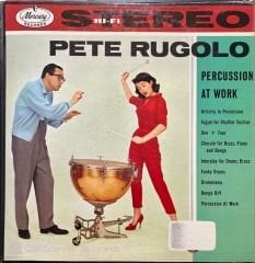 Pete Rugolo Percussion At Work LP Plak