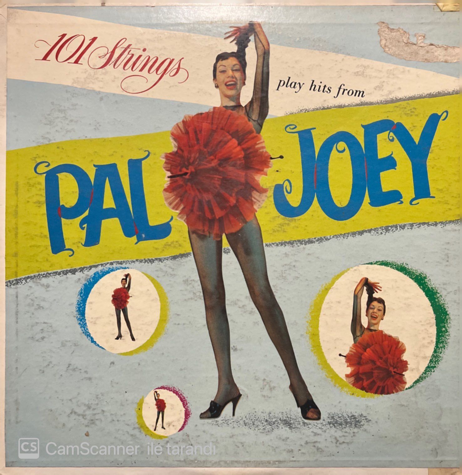 101 Strings Play Hits From Pal Joey LP Plak