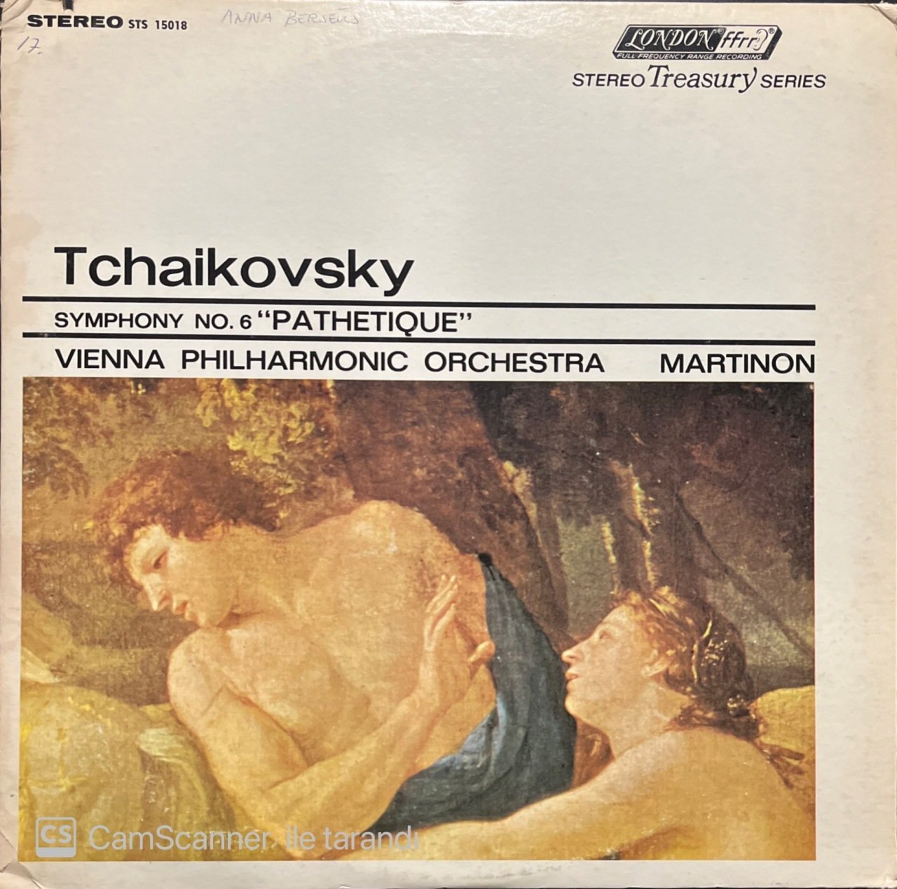 Tchaikovsky Symphony No.6 Pathetique LP Klasik Plak