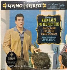 Mario Lanza For The First Time LP Plak