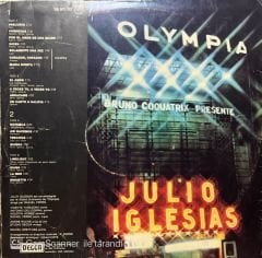 Julio Iglesias A L'olympia Double LP Plak