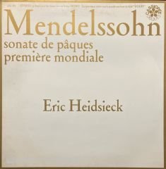 Eric Heidsieck Mendelssohn Sonate De Paques LP Plak