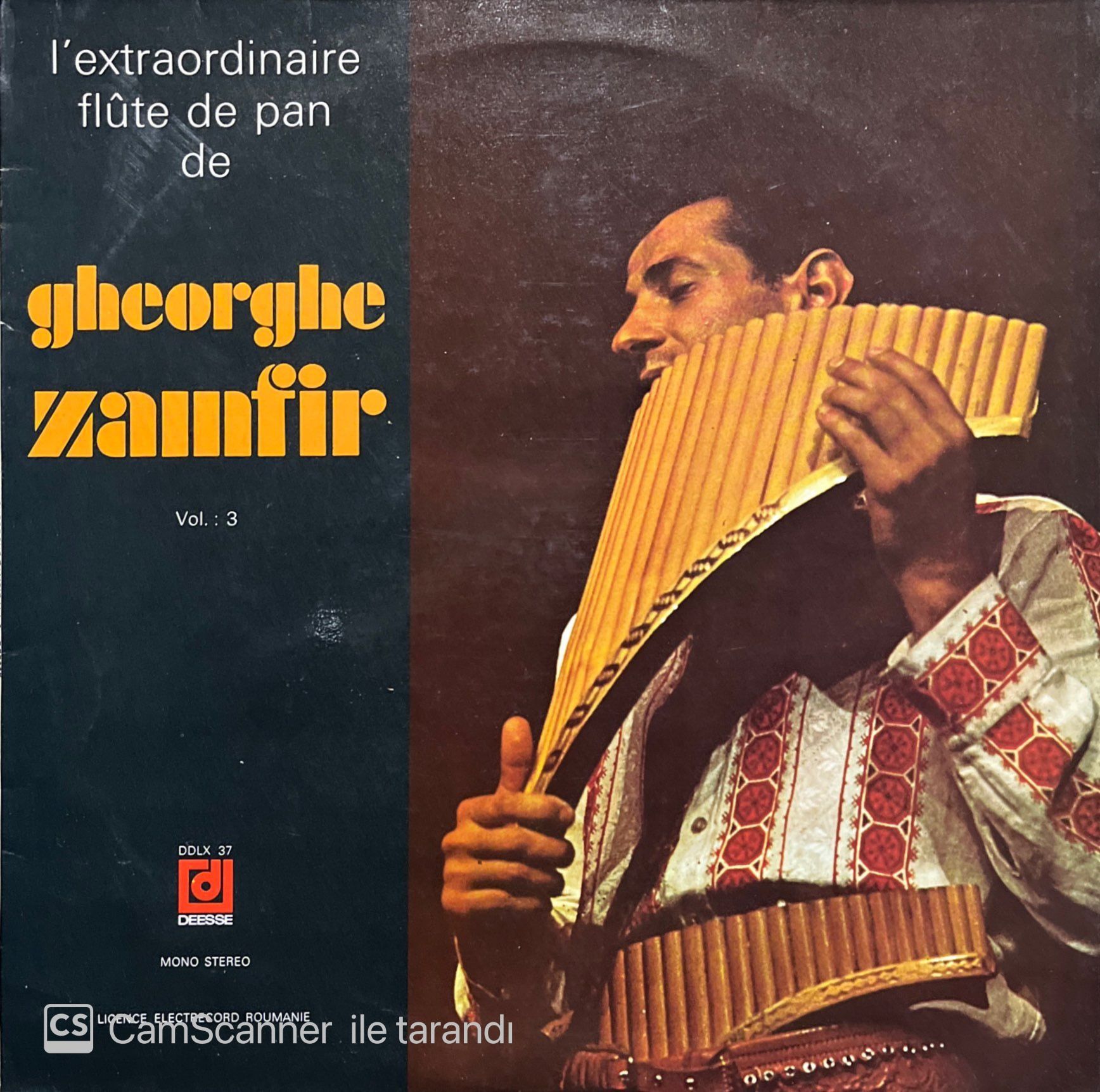 Georghe Zamfir L'extraordinaire LP Plak