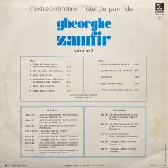 Georghe Zamfir L'extraordinaire LP Plak